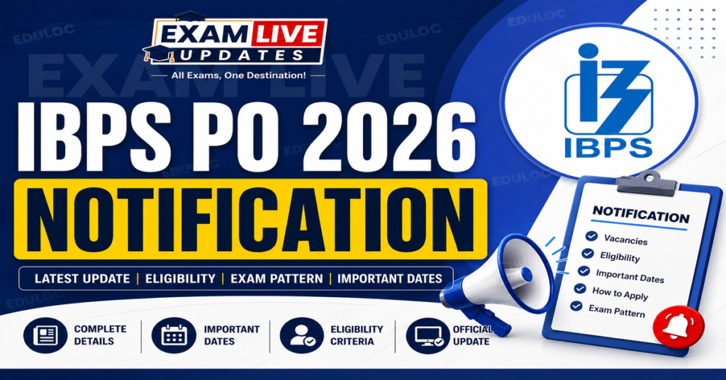 IBPS PO 2026 NOTIFICATION