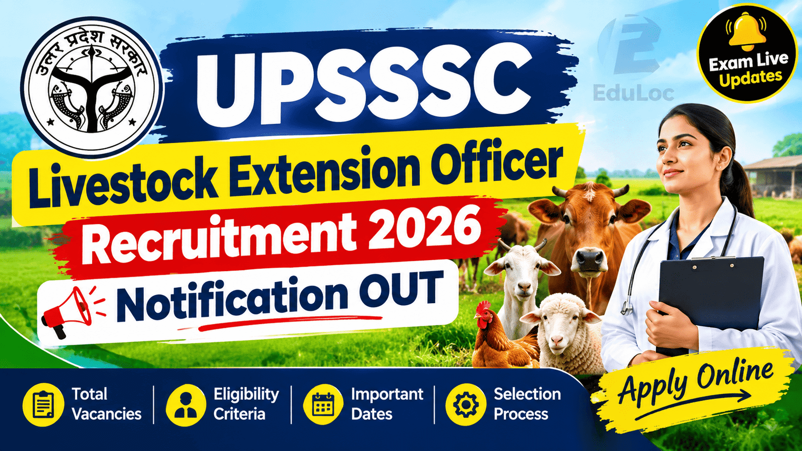 UPSSSC Livestock Officer Recruitment 2026