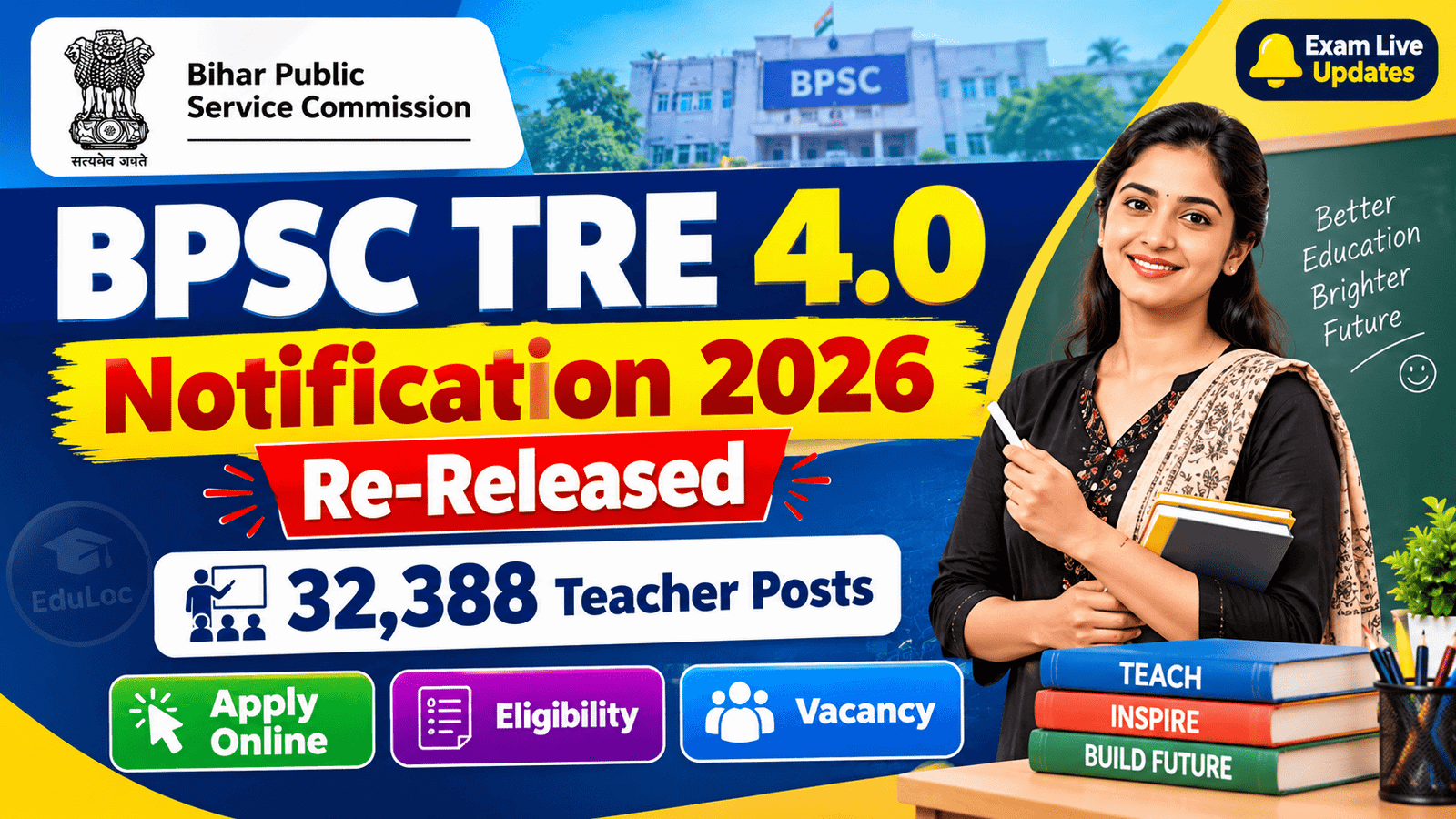 BPSC TRE 4.0 Notification 2026