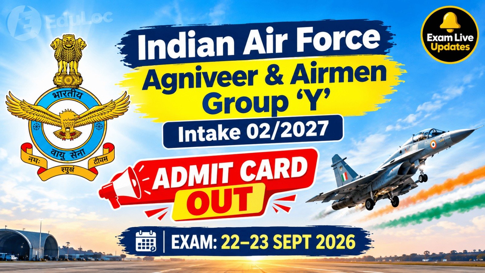 IAF agniveer and airmen admit card
