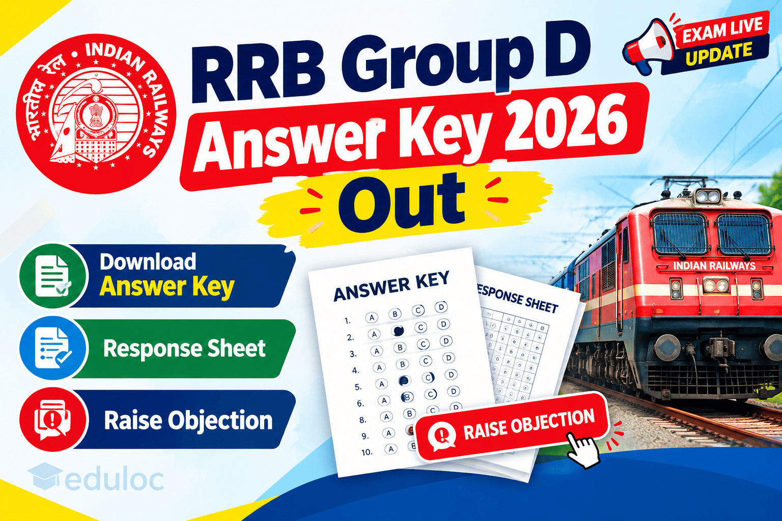RRB Group D Answer Key 2026