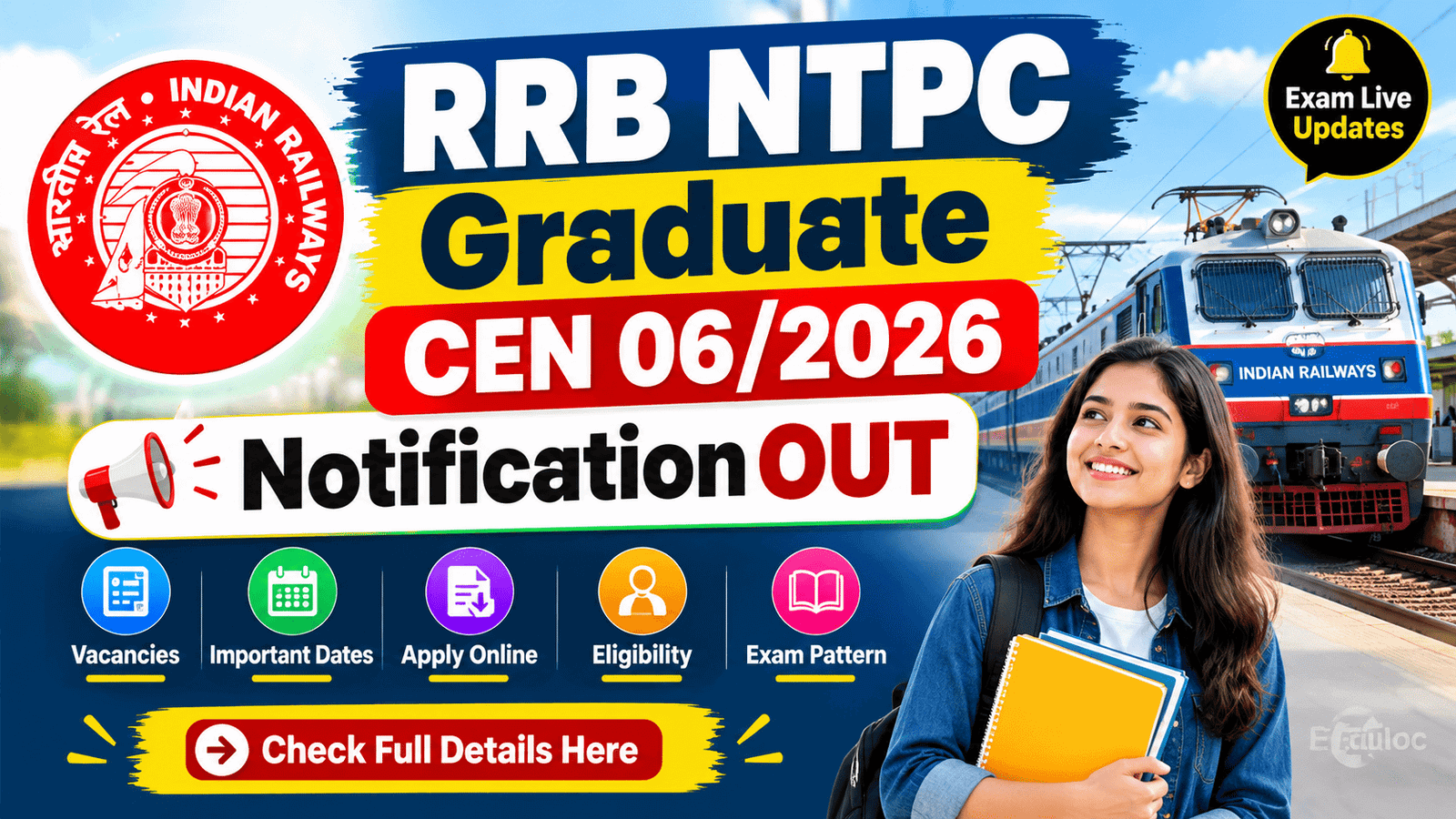 RRB NTPC Graduate Notification 2026