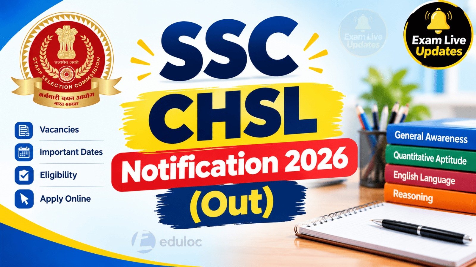 SSC CHSL Notification 2026
