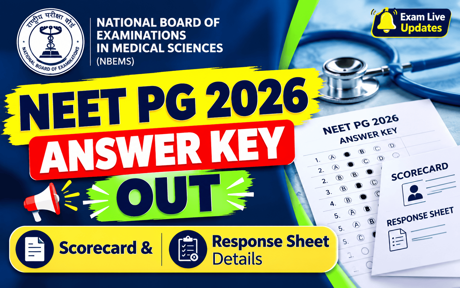 NEET PG 2026 Answer Key