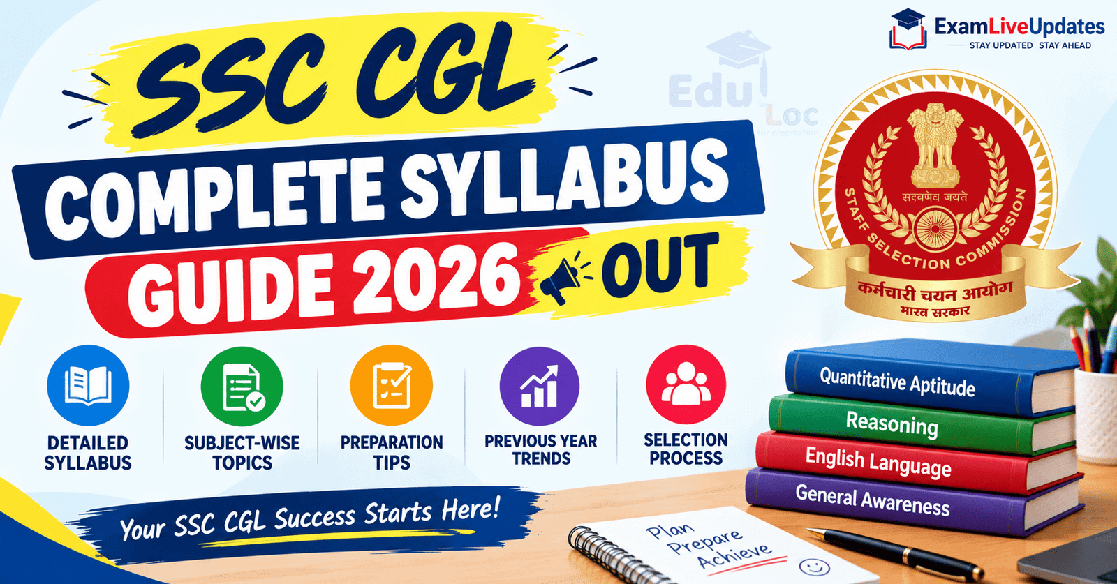 SSC CGL Complete Syllabus Guide 2026
